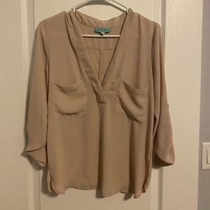 Light cream women’s blouse - Small